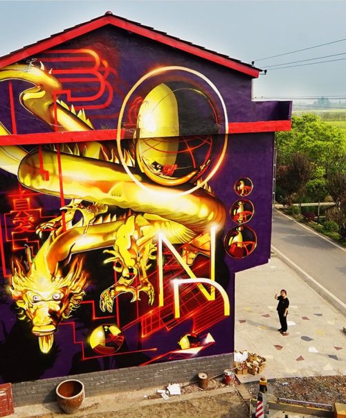 Wallskar Mural Festival Hunan, China / 2018