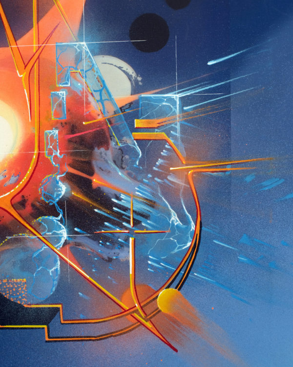 Cosmix II / Original Artwork / Mixed Media on Canvas - Image 4