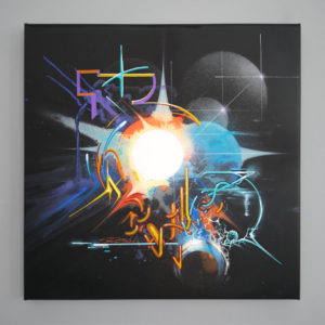 Cosmix I / Original Artwork / Mixed Media on Canvas