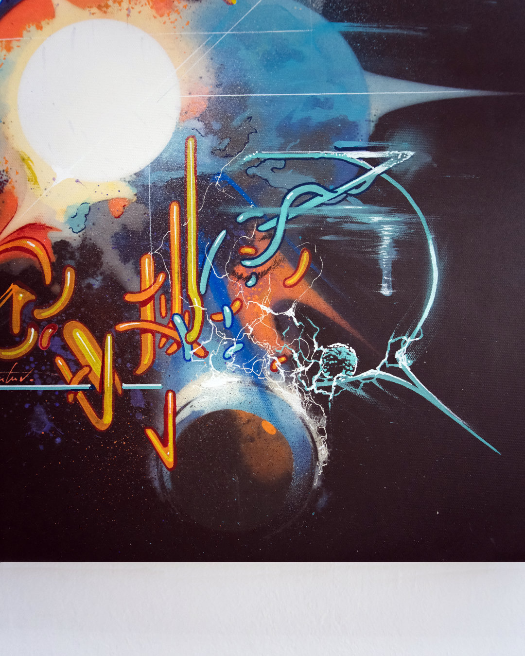 Cosmix I / Original Artwork / Mixed Media on Canvas - Image 4